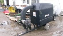 AGRI-FAB LAWN VACUUM, Briggs gas 8 H.P.  motor, , vacuum hose attachment, like new,