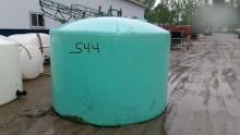 1500 GALLON POLY WATER TANK