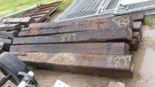 8-RAILROAD TIES ( 8 X uour bid )