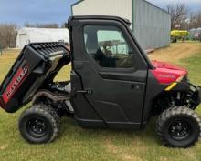 2022 POLARIS RANGER 1000, hard cab. radio, heat, dump box, one owner, shedded,+