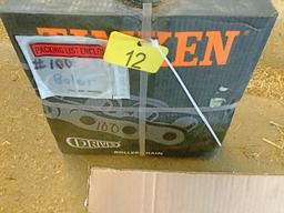 New Timken #100 Roller Chain & Used #80 Chain