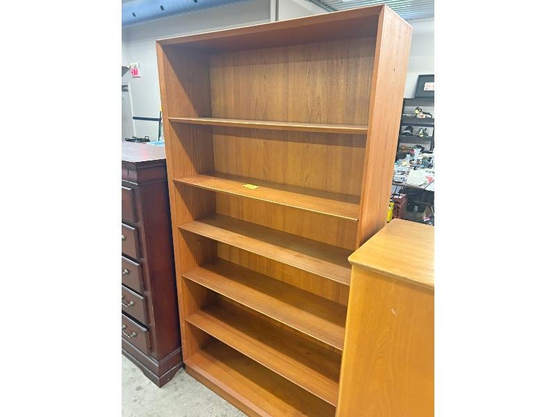 6 Tier Teak Book Shelf