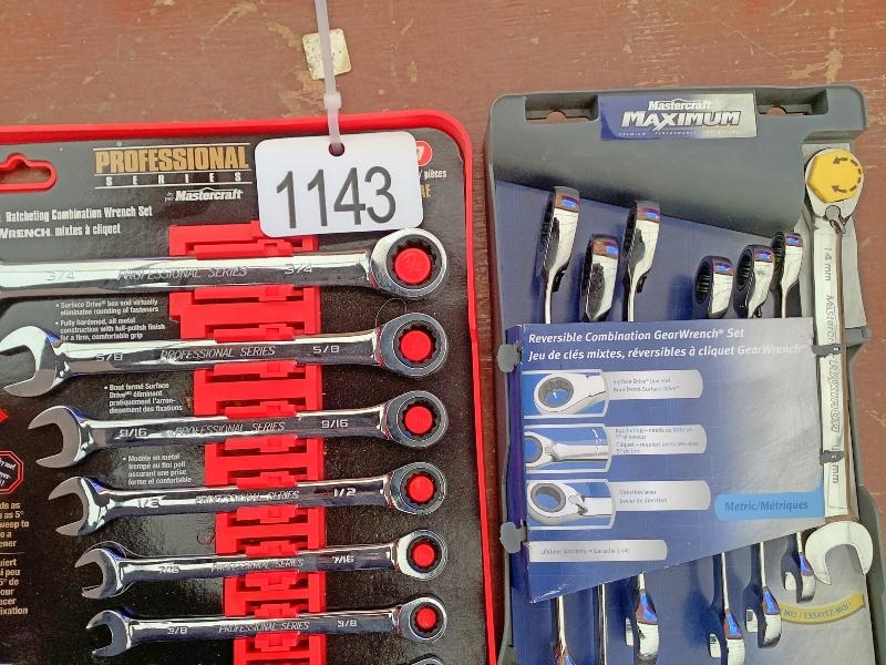 New Mastercraft Metric & SAE Ratchet Wrench Sets