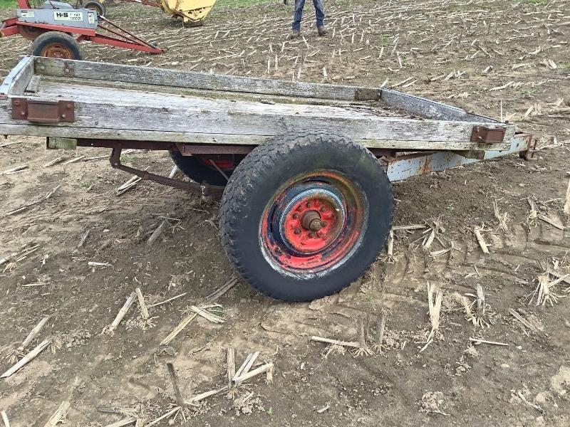 Wooden Single Axle Trailer