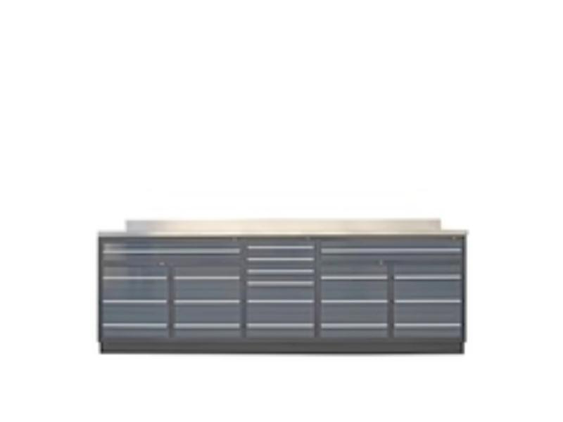 New TMG-WB20DS Workbench 10' 20-Drawer Powder Coated