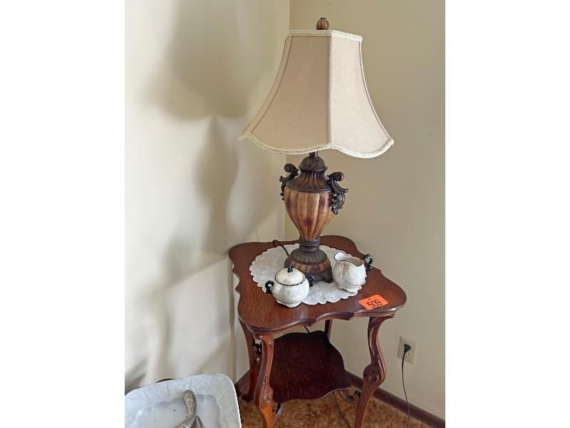 2 Tier Oak Parlour Table