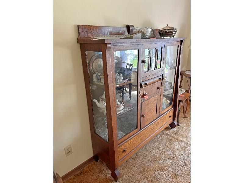 Antique Old China Cabinet