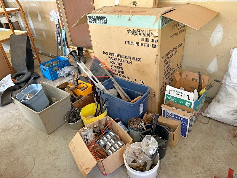 Containers of Tools, Grease Parts - 13 Containers