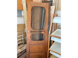 Screen Door, Wood Doors & Excess Wood