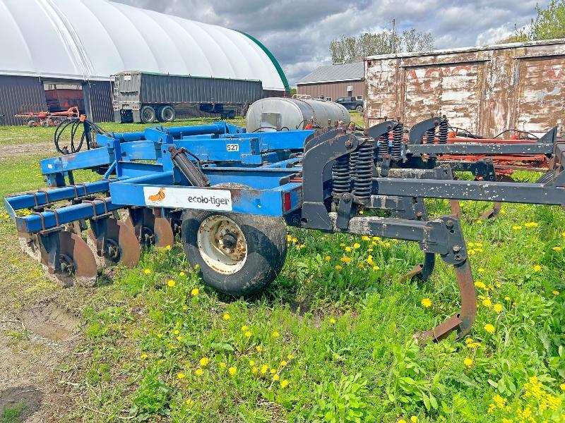 DMI 527 Ecolo Tiger 5 Shank 13' Deep Till Unit With Row Fillers