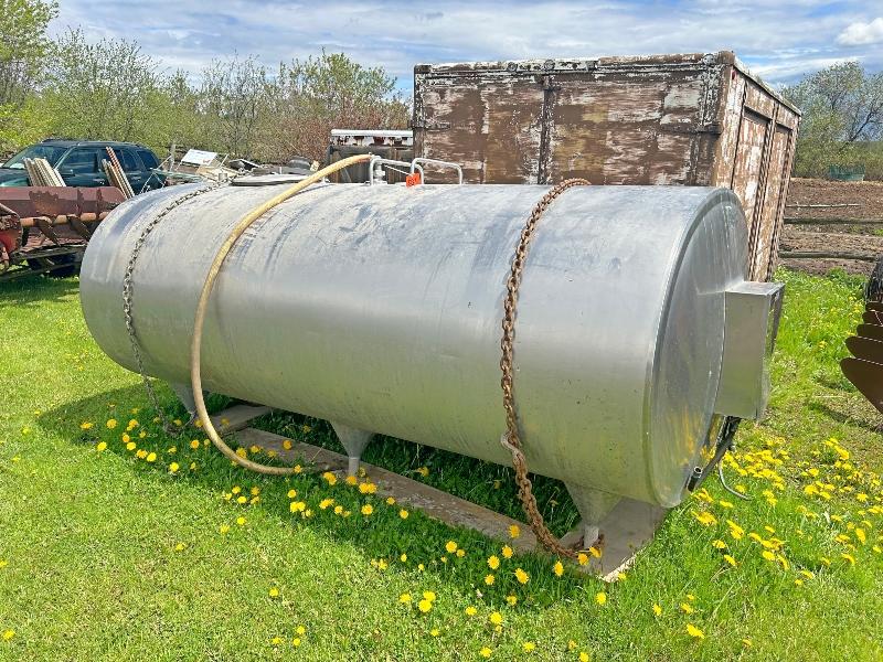 Delaval 1000 Gal Milk Tank