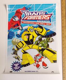 Transformers Animated "Transform and Roll Out" 2008 Botcon Convention Promo Poster