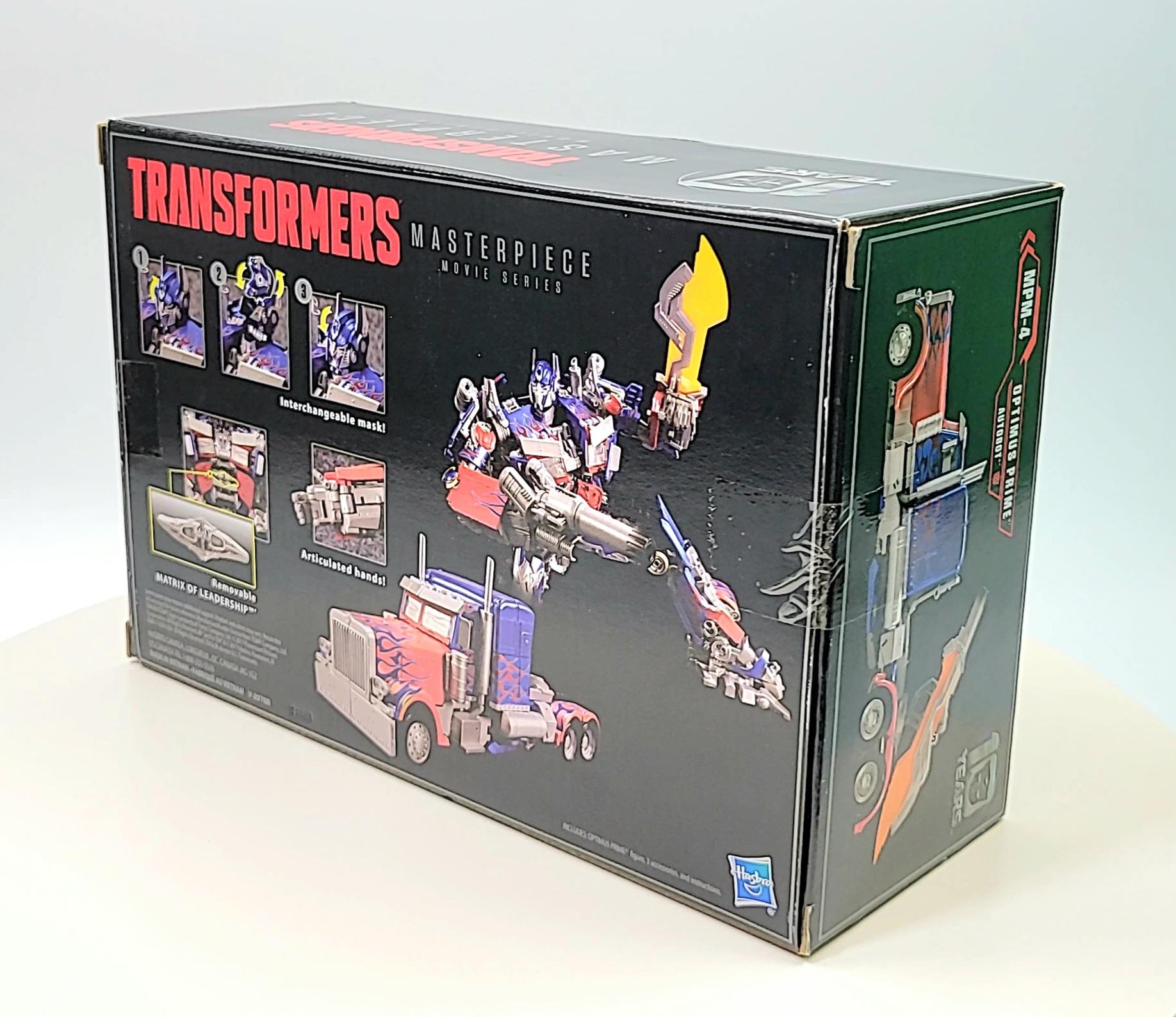 Transformers Masterpiece MPM 4 Movie Optimus Prime BOX ONLY - NO FIGURE