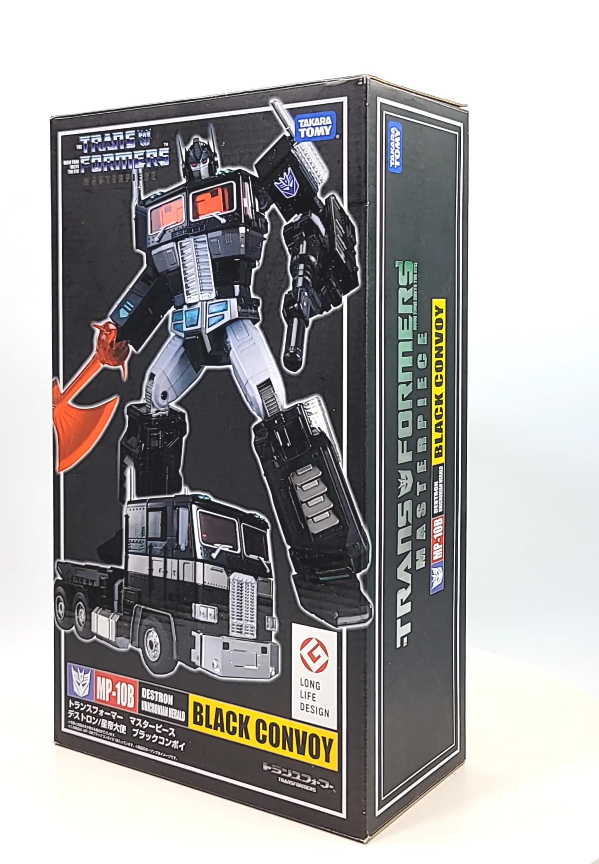 Transformers Masterpiece MP 10B Black Convoy BOX ONLY - NO FIGURE