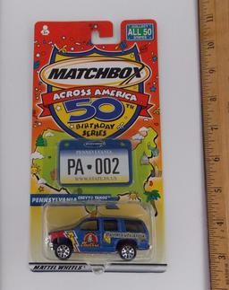 Matchbox Across America Pennsylvania 50th Anniversary Die Cast Vehicle