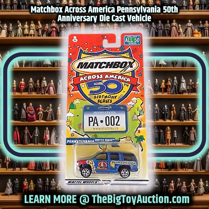 Matchbox Across America Pennsylvania 50th Anniversary Die Cast Vehicle