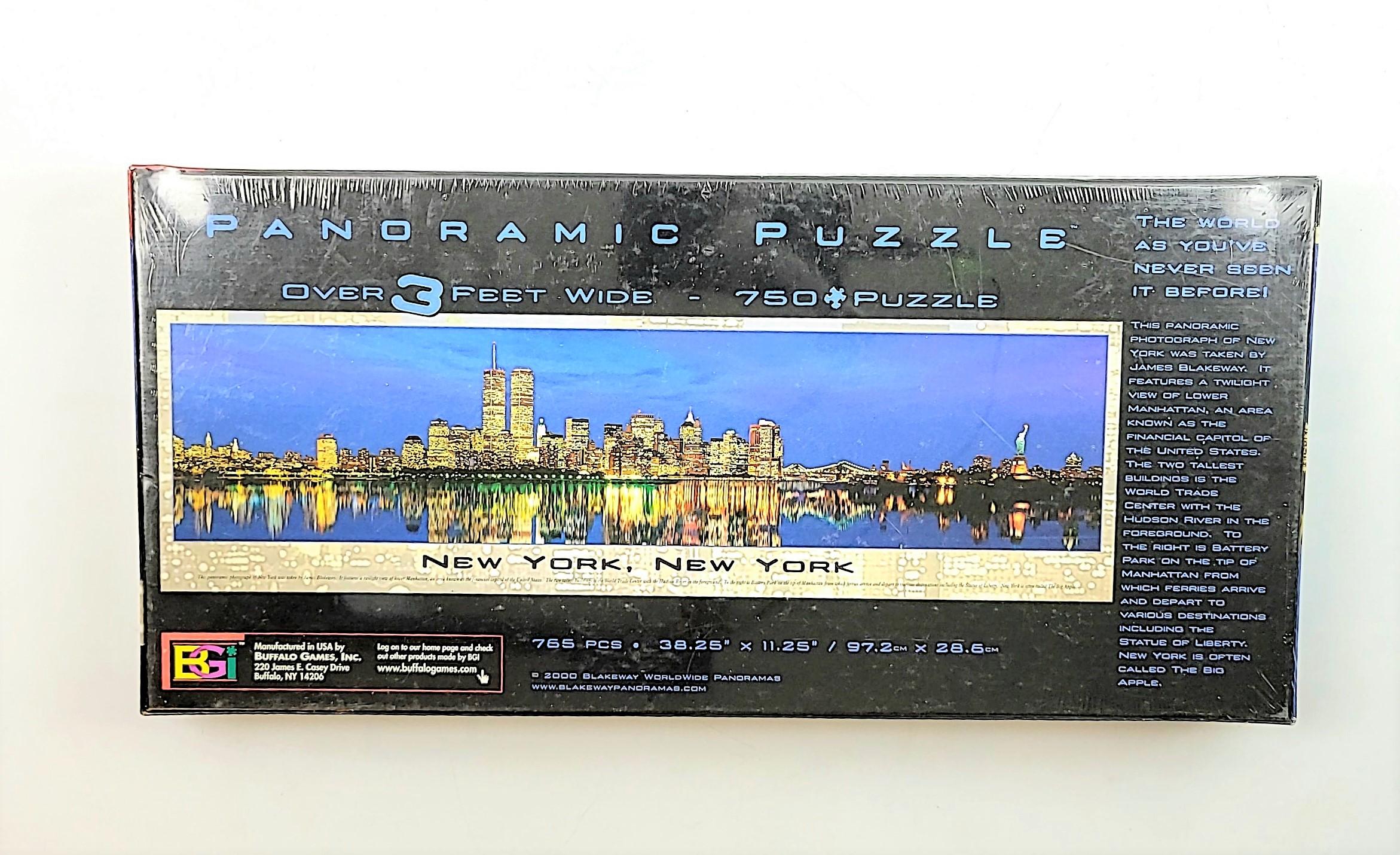 New York City Panoramic 750 Piece 3 Ft. Wide Jigsaw Puzzle