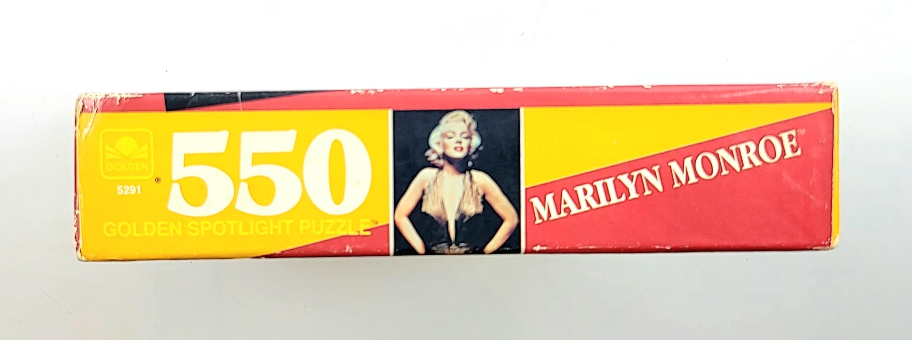 Marilyn Monroe 550 Piece Golden Spotlight Jigsaw Puzzle