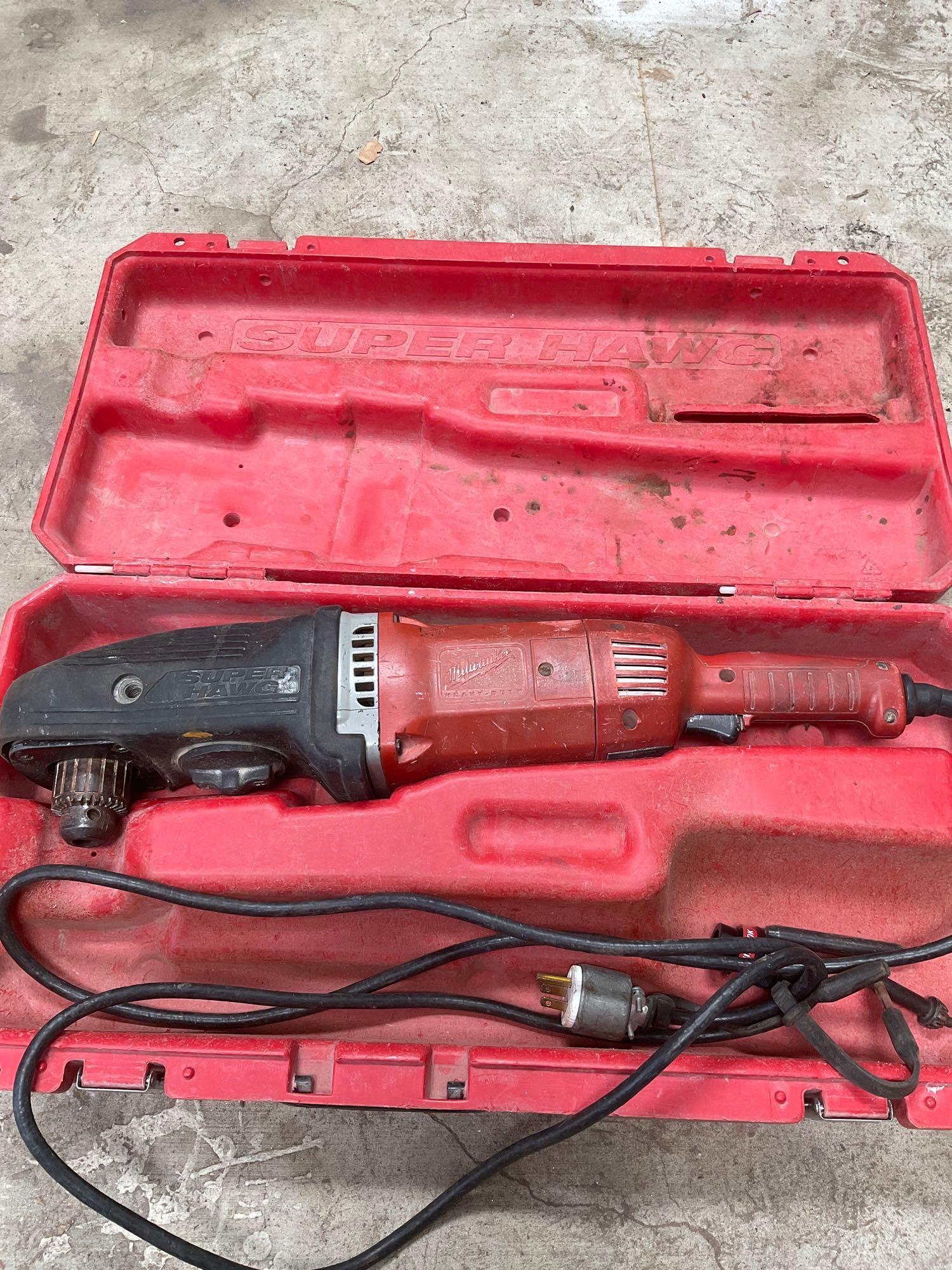 Milwaukee Heavy Duty 1/2" Super Hawg. WORKS