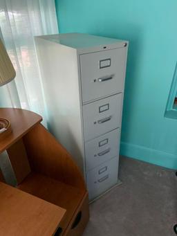 Metal filing cabinet