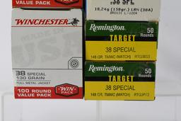 38 Special Caliber Ammunition - Winchester/ Remington/ Magtech - 382 Rounds