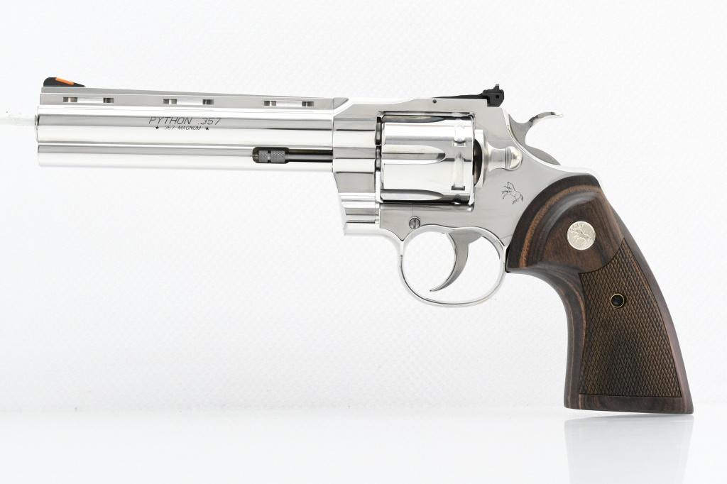 2020 Colt Python (6") Stainless, 357 Magnum, Revolver (NIB), SN - PY299648