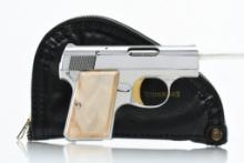 1968 Browning Baby Lightweight - Factory Chrome, 25 ACP, Semi-Auto (W/ Case), SN - 421264