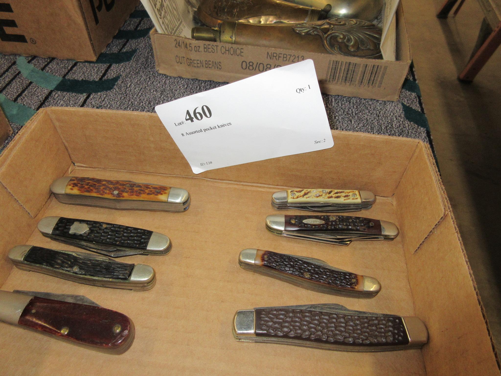 8 Assorted pocket knives