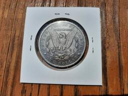 1881 Hobo Morgan Dollar Grim Reaper Skull Skeleton Fantasy Dollar