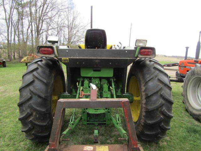 151. UNIQUE 1980 JOHN DEERE MODEL 4040 DIESEL TRACTOR, OPEN STATION, POWER