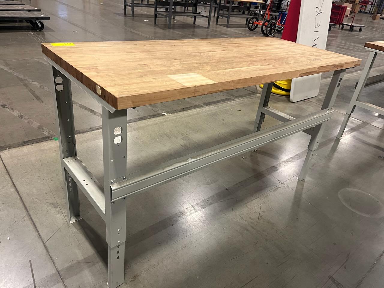 Butcher Block Work Bench