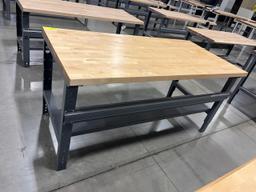 Butcher Block Work Bench