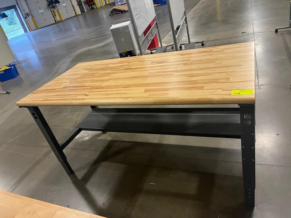 Butcher Block Work Bench