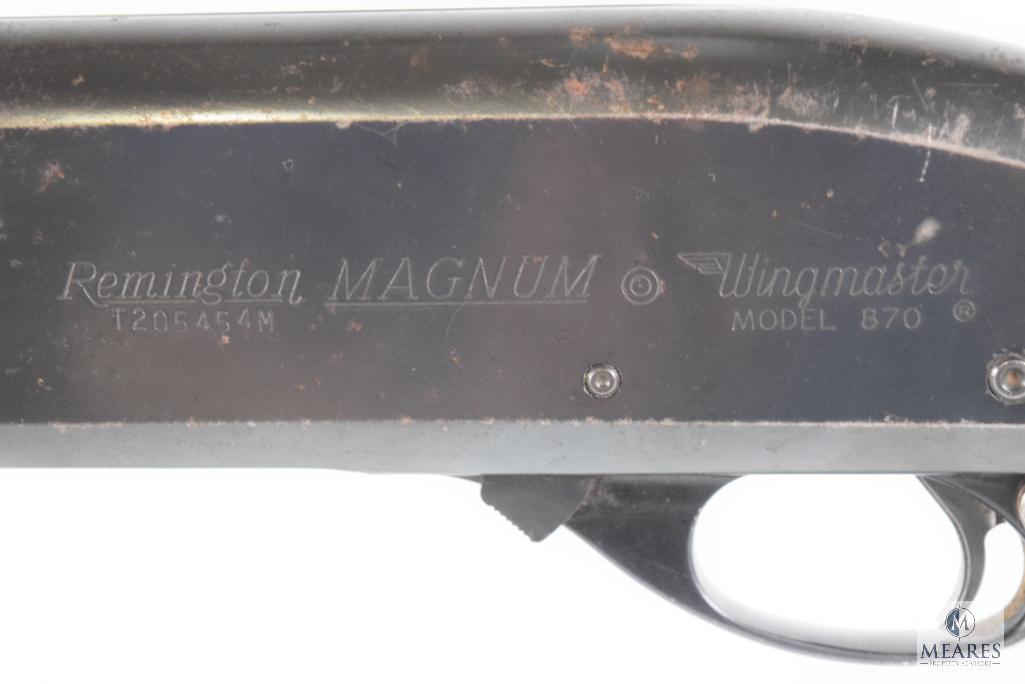 Remington Model 870 Magnum Wingmaster 12 Ga. Pump Action Shotgun (4983)