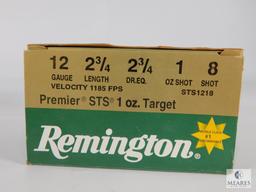 25 Rounds Remington Premier STS, 12 Gauge 2 3/4", One Oz Shot