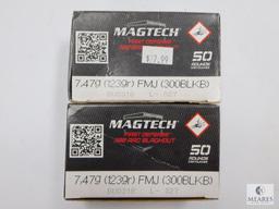 67 Rounds MagTech First Defense 300 AAC Blackout 123 Grain FMJ