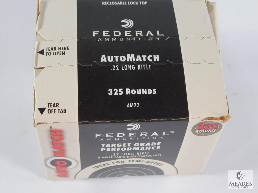 325 Rounds Federal Ammunition AutoMatch .22 Long Rifle 40 Grain