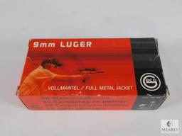 50 Rounds GECO 9mm Luger 124 Grain FMJ