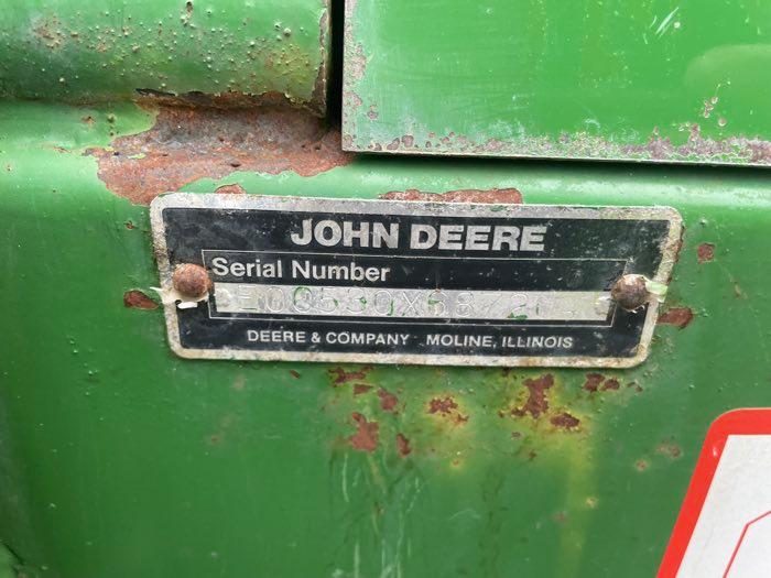 1985 JD 530 ROUND BALER #E00530X687204