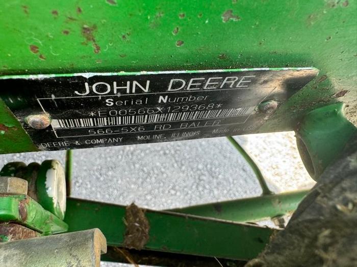 1998 JD 566 ROUND BALER #E00566X129368