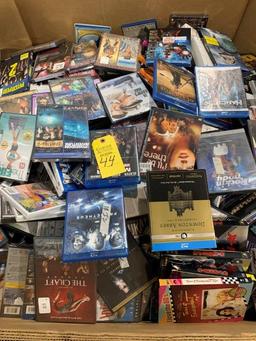Gaylord Full of New & Very Good DVD's & Blue Ray Discs