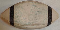 Vintage 1955 Baltimore Colts Team 27 Sigs Spalding Shula NFL Football Auto Sign-ed Some Clubhouse