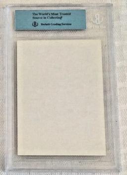 Vintage 1/1 Factory Error Card 1990 Topps MLB Baseball Nolan Ryan Blank Front BGS Slab Authentic HOF