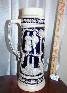 Vtg & Large 2 Liter Marzi & Remy German Stein