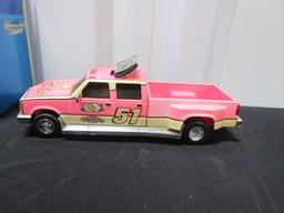 Vtg Neil Bonnett #51 Diecast Chevrolet Dually Truck Bank