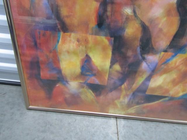 Framed Abstract Print (LOCAL PICK UP ONLY)