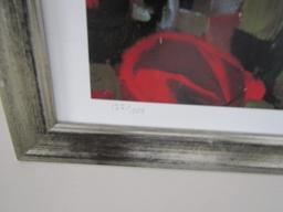 Limited Edition 122/1000 Framed Print " Miroir " Autographed And By Joe Sorren (LOCAL PICK UP ONLY)