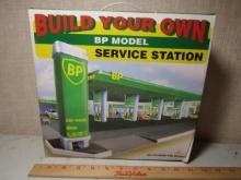 N I B Vtg 1995 B P Model "build Your Own Service Station" Gas & Car Wash