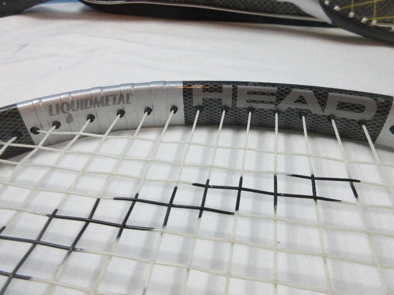 Lot 2 Head Tennis Racquets Airflow 7 Crossbow & Liquid Metal 8 Swing Style Rating 58 Pure