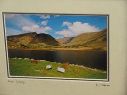 Pair Artist Signed Images by Sean Tomkins "Sheep Co-Kerry" "At The Lakes of Killarney"